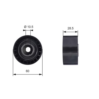 GATES T42036 PowerGrip&amp;reg; Rola ghidare/conducere, curea distributie foto