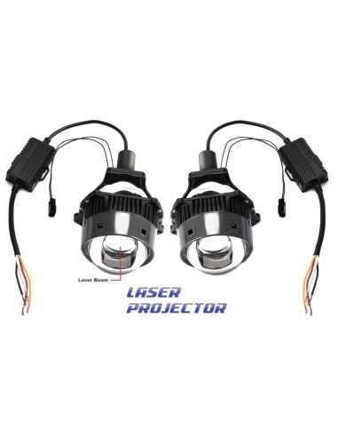 Lupe Bi Led LASER Auto 3&quot; putere 60W luminozitate 10.000 Lumeni 5500k 12V P1-Pro Z100