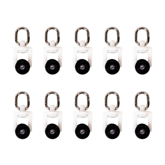 Aproape nou: Set 10 inele PNI PT923I pentru sina perdea, draperie PNI PT923