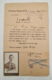 Legitimație CFR Rară 1920 &ndash; Profesor Gustav Borger &ndash; Cluj/Transilvania, Perioada Interbelică