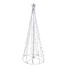 Pom luminos decorativ, Flippy, 480 Led, alb cald+flash, 1.8 M