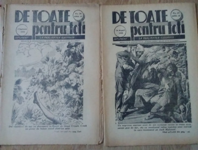 4 Reviste DE TOATE PENTRU TOȚI - 1934 - 1935 foto