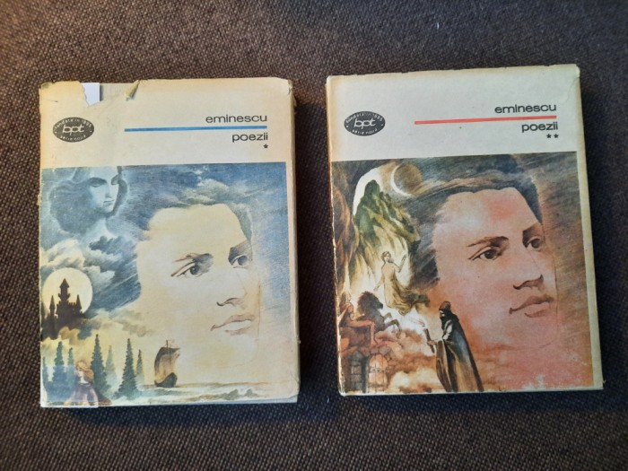 Mihai Eminescu - Poezii (2 volume) 2 VOLUME CARTONATE