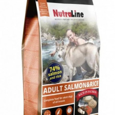 Nutraline Caine Adult Somon/ Orez, 12.5 kg