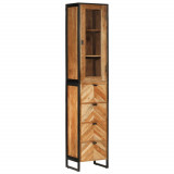 Cumpara ieftin Dulap de baie, 40x27x190 cm, lemn masiv de acacia
