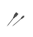 Cablu adaptor OTG USB mama la micro USB tata 0.2m Cabletech
