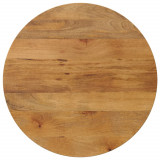 Blat de masa rotund, &Oslash; 70x3,8 cm, lemn masiv de mango brut GartenMobel Dekor, vidaXL