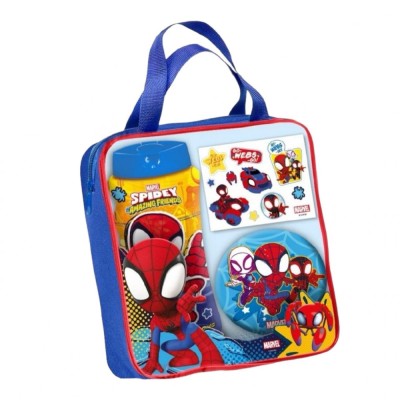Set de baie Spidey, 2555, cu gel de dus, burete si tatuaje temporare foto