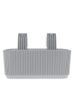 Cumpara ieftin Jardinieră pentru balustradă de balcon, plastic, gri, 3,2 l