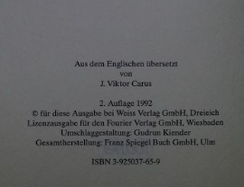 Die Abstammung des Menschen (Descendenta omului in germana)/ Charles Darwin foto