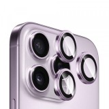 Folie de protectie Camera Spate Blueo Sapphire Crystal pentru Apple iPhone 14 Pro Max / 14 Pro, Sticla Securizata, Mov