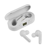Casti wireless, Bluetooth 5.0, autonomie pana la 4 ore, control touch, carcasa de incarcare 300 mAh, Alb