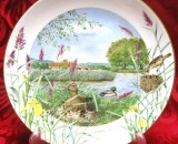 FARFURIE DECORATIVA PORTELAN ENGLEZESC ROYAL WORCESTER FRANKLIN PORTELAN EDITIE LIMITATA ANUL 1979