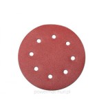 Disc pentru slefuit cu 8 gauri, P120, 190 mm, Powermat PM0525