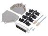 D-Sub 25-Pin Mufă Tată Lipire pe Cablu Set Complet, MH CONNECTORS