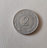 Iugoslavia - 2 Dinari / dinara (1971) - monedă s348, Europa