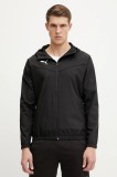 Puma jachetă de antrenament teamRISE culoarea negru, de tranzitie, 657396