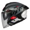 Casca open face pentru scuter - motocicleta MT Cosmo SV Silence B2 negru/gri lucios (ochelari soare integrati) XS (53/54cm)