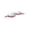 Set Tigai Bialetti Ceramic OK Rosu, 2 piese 24 - 28 cm