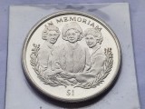 516. Moneda Sierra Leone 1 dollar 2002 (Queen Mother with daughters)