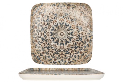 Rinart Placa de service - Aztec - Por&amp;Aring;&amp;pound;elan - 28x28 cm - set de 2 foto