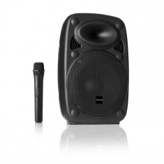 Auna Pro Streetstar 8, sistem mobil PA, 8&amp;amp;quot; (20 cm) woofer, UHF microfon, 200 W max. foto