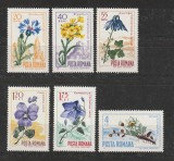 Romania 1967 - #649 Flora Carpatina 6v MNH, Nestampilat