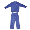 Costum salopeta de lucru, bluza si pantaloni, albastru, marimea XXL