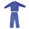 Costum salopeta de lucru, bluza si pantaloni, albastru, marimea XXL