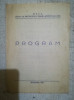 1958, Program OSTA, revoista de dans RDG, teatrul de vara I V STALIN Bucuresti