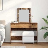 VidaXL Masă de Toaletă Lemn Vechi 100 x 40 x 130 cm Lemn compozit