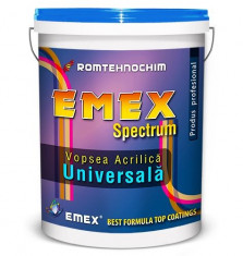 Vopsea Acrilica Universala EMEX SPECTRUM, Gri, - Bidon 18 Kg foto