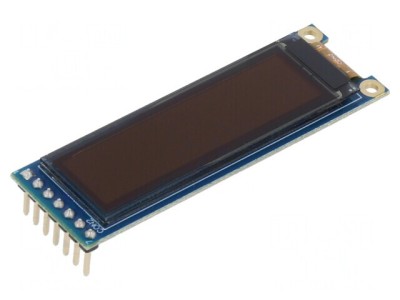 Afișaj OLED Grafic 1.71&amp;quot; 128x32mm Galben foto