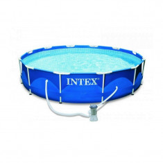 Piscina cu cadru metalic, Intex 28212NP, rotunda, cu pompa de filtrare, 366 x 76 cm foto