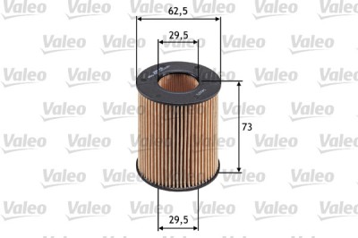 VALEO 586554 Filtru ulei foto
