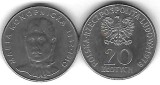 POLONIA 20 ZLOTI / ZLOTICH 1978 , MARIA KONOPNICKA [1] XF