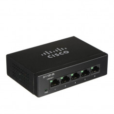 Switch Cisco SF110D-05, 5 x Rj-45 10/100Mbps foto