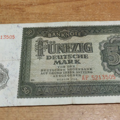 Bancnota 50 Deutsche Mark 1948 AF5213505 #A5512