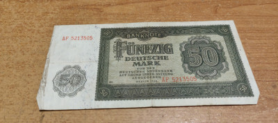Bancnota 50 Deutsche Mark 1948 AF5213505 #A5512 foto