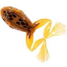 Broasca LIVE TARGET Freestyle Frog Unrigged, Orange / Brown, 7.5cm, 2buc/pac