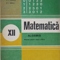 MATEMATICA. ALGEBRA. MANUAL PENTRU CLASA A XII-A-ION D. ION, A.P. GHICA, N.I. NEDITA