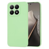 Husa Silicon Asteroid GSM SoftFlex pentru Xiaomi 15T, Verde Deschis, Compatibila MagSafe