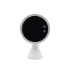Oglinda Machiaj cu LED, 2 in 1, Rotativa 90&deg;, Portabila, Lumina Rece/Calda/Neutra, Baterie 5000mAh, USB, Alba