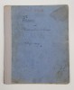 MANUSCRIS , CAIET DE VERSURI DE CORNELIU RUSU, CLUJ, 1945