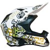 Casca Moto Cross Enduro ATV WLT Alb Skull, Marime M, L, XL, Polycarbonat ABS, Interior Detasabil