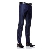 Pantaloni barbati slim bleumarin PTSL01