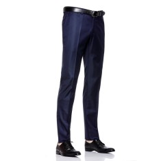 Pantaloni barbati slim bleumarin PTSL01