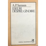 A. P. Samson - Eseuri despre g&acirc;ndire (editia 1983)