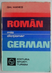 Mic dictionar roman german ? Gh. Hanes foto