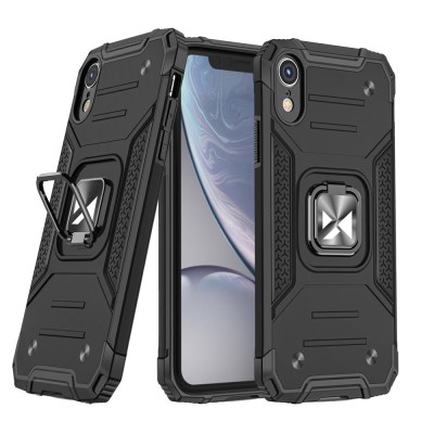 Husa pentru APPLE iPhone XR - Ring Armor (Negru) Wozinsky foto